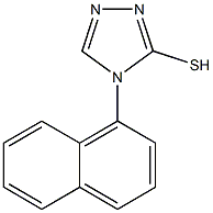 4-(naphthalen-1-yl)-4H-1,2,4-triazole-3-thiol Structure