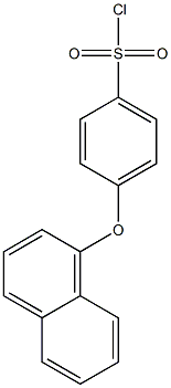 4-(naphthalen-1-yloxy)benzene-1-sulfonyl chloride Structure