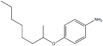 4-(octan-2-yloxy)aniline 结构式