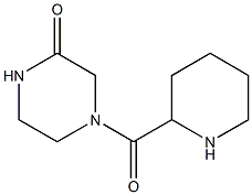 4-(piperidin-2-ylcarbonyl)piperazin-2-one 结构式