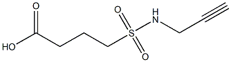 4-(prop-2-yn-1-ylsulfamoyl)butanoic acid