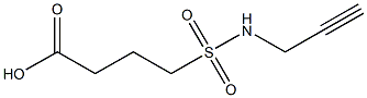 4-(prop-2-yn-1-ylsulfamoyl)butanoic acid|