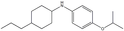 4-(propan-2-yloxy)-N-(4-propylcyclohexyl)aniline