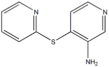 4-(pyridin-2-ylsulfanyl)pyridin-3-amine 化学構造式