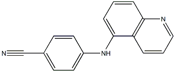 4-(quinolin-5-ylamino)benzonitrile