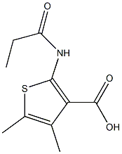  4,5-dimethyl-2-(propionylamino)thiophene-3-carboxylic acid