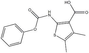  4,5-dimethyl-2-[(phenoxycarbonyl)amino]thiophene-3-carboxylic acid