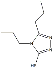 4,5-dipropyl-4H-1,2,4-triazole-3-thiol 结构式