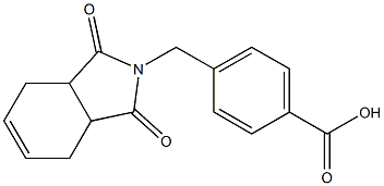 4-[(1,3-dioxo-2,3,3a,4,7,7a-hexahydro-1H-isoindol-2-yl)methyl]benzoic acid Structure