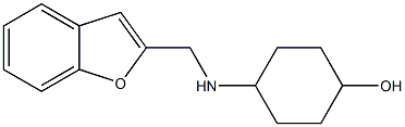 4-[(1-benzofuran-2-ylmethyl)amino]cyclohexan-1-ol Struktur