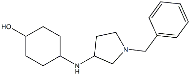 4-[(1-benzylpyrrolidin-3-yl)amino]cyclohexan-1-ol Structure