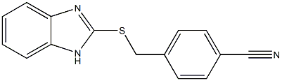 4-[(1H-1,3-benzodiazol-2-ylsulfanyl)methyl]benzonitrile