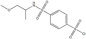 4-[(1-methoxypropan-2-yl)sulfamoyl]benzene-1-sulfonyl chloride