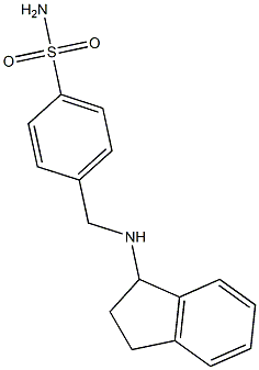 4-[(2,3-dihydro-1H-inden-1-ylamino)methyl]benzene-1-sulfonamide|