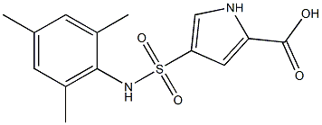 4-[(2,4,6-trimethylphenyl)sulfamoyl]-1H-pyrrole-2-carboxylic acid