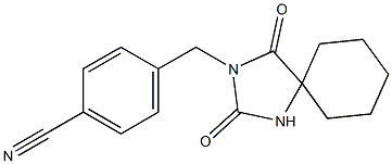 4-[(2,4-dioxo-1,3-diazaspiro[4.5]dec-3-yl)methyl]benzonitrile