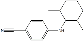 4-[(2,6-dimethylcyclohexyl)amino]benzonitrile Structure