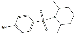 4-[(2,6-dimethylpiperidine-1-)sulfonyl]aniline Structure