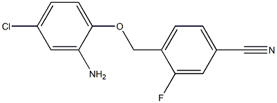 4-[(2-amino-4-chlorophenoxy)methyl]-3-fluorobenzonitrile