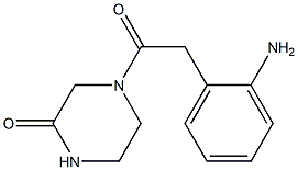4-[(2-aminophenyl)acetyl]piperazin-2-one,,结构式