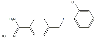 4-[(2-chlorophenoxy)methyl]-N'-hydroxybenzenecarboximidamide