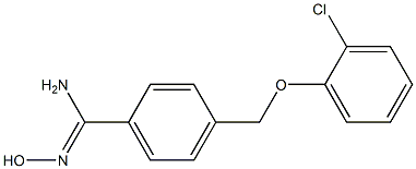  4-[(2-chlorophenoxy)methyl]-N'-hydroxybenzenecarboximidamide