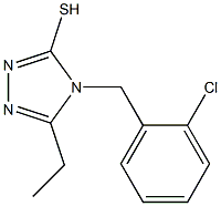 4-[(2-chlorophenyl)methyl]-5-ethyl-4H-1,2,4-triazole-3-thiol