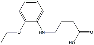 4-[(2-ethoxyphenyl)amino]butanoic acid Structure