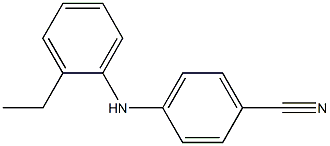 4-[(2-ethylphenyl)amino]benzonitrile 结构式