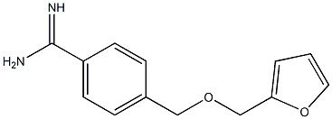 4-[(2-furylmethoxy)methyl]benzenecarboximidamide