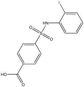  4-[(2-iodophenyl)sulfamoyl]benzoic acid