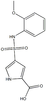  4-[(2-methoxyphenyl)sulfamoyl]-1H-pyrrole-2-carboxylic acid