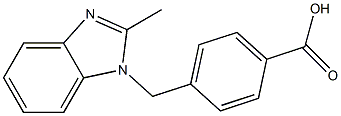 4-[(2-methyl-1H-1,3-benzodiazol-1-yl)methyl]benzoic acid|