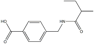 4-[(2-methylbutanamido)methyl]benzoic acid