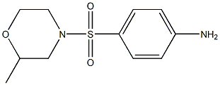 4-[(2-methylmorpholin-4-yl)sulfonyl]aniline Struktur