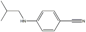 4-[(2-methylpropyl)amino]benzonitrile Structure