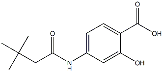 4-[(3,3-dimethylbutanoyl)amino]-2-hydroxybenzoic acid