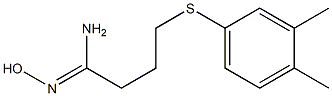 4-[(3,4-dimethylphenyl)sulfanyl]-N'-hydroxybutanimidamide|