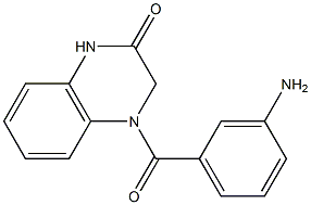 4-[(3-aminophenyl)carbonyl]-1,2,3,4-tetrahydroquinoxalin-2-one