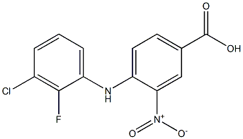 4-[(3-chloro-2-fluorophenyl)amino]-3-nitrobenzoic acid