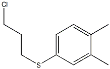 4-[(3-chloropropyl)sulfanyl]-1,2-dimethylbenzene