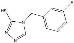 4-[(3-fluorophenyl)methyl]-4H-1,2,4-triazole-3-thiol