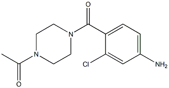  4-[(4-acetylpiperazin-1-yl)carbonyl]-3-chloroaniline