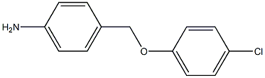 4-[(4-氯苯氧基)甲基]苯胺,57181-05-2,结构式