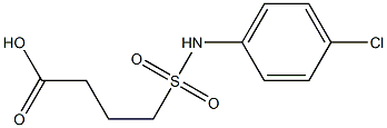 4-[(4-chlorophenyl)sulfamoyl]butanoic acid