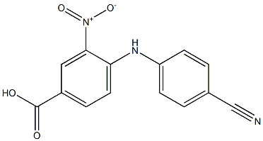 4-[(4-cyanophenyl)amino]-3-nitrobenzoic acid