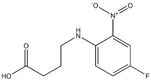 4-[(4-fluoro-2-nitrophenyl)amino]butanoic acid Struktur