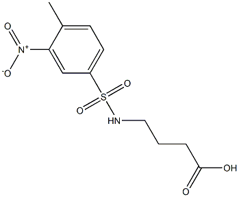  4-[(4-methyl-3-nitrobenzene)sulfonamido]butanoic acid