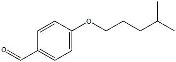 4-[(4-methylpentyl)oxy]benzaldehyde 化学構造式