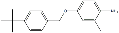 4-[(4-tert-butylphenyl)methoxy]-2-methylaniline Structure